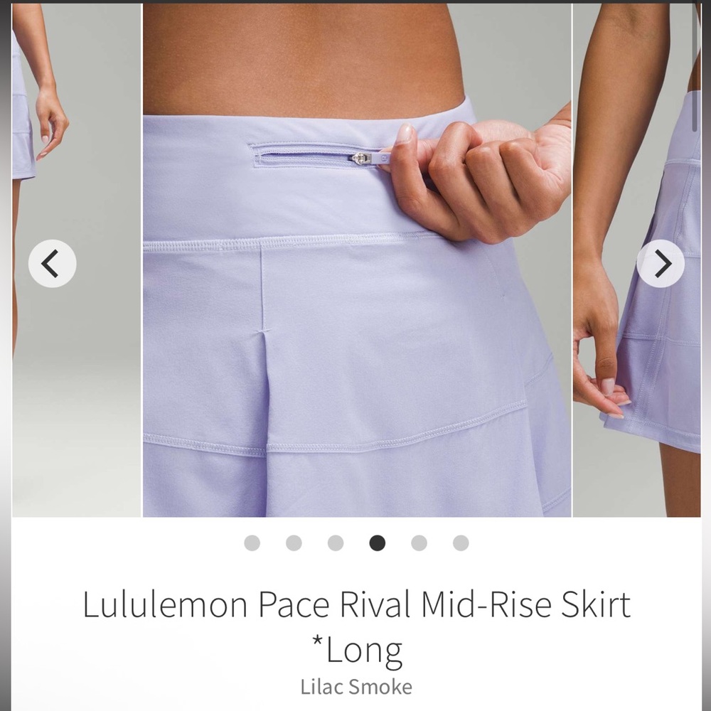 Lululemon pace rival skirt - Picture 9 of 10